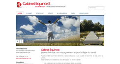 Desktop Screenshot of cabinet-equinoxe.com